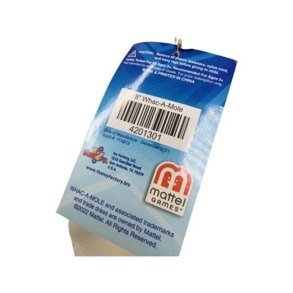 Whac-A-Mole 8" Plush (Toy Factory, Mattel Games 2022) *NEW w/ Tag Stuffed Toy - Picture 7 of 7